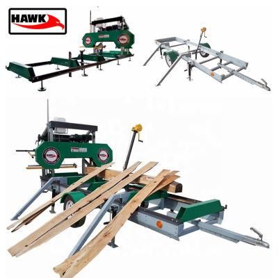Wood Cutting Band Saw Machine Horizontal Portable Sawmill