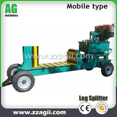 Top Quality Industrial Diesel Driven Forest Wood Splitting Machine
