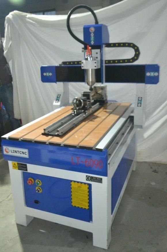 Mini CNC Router 6090 6090 Wood Carving Router Machine with Rotary Axis for Advertising