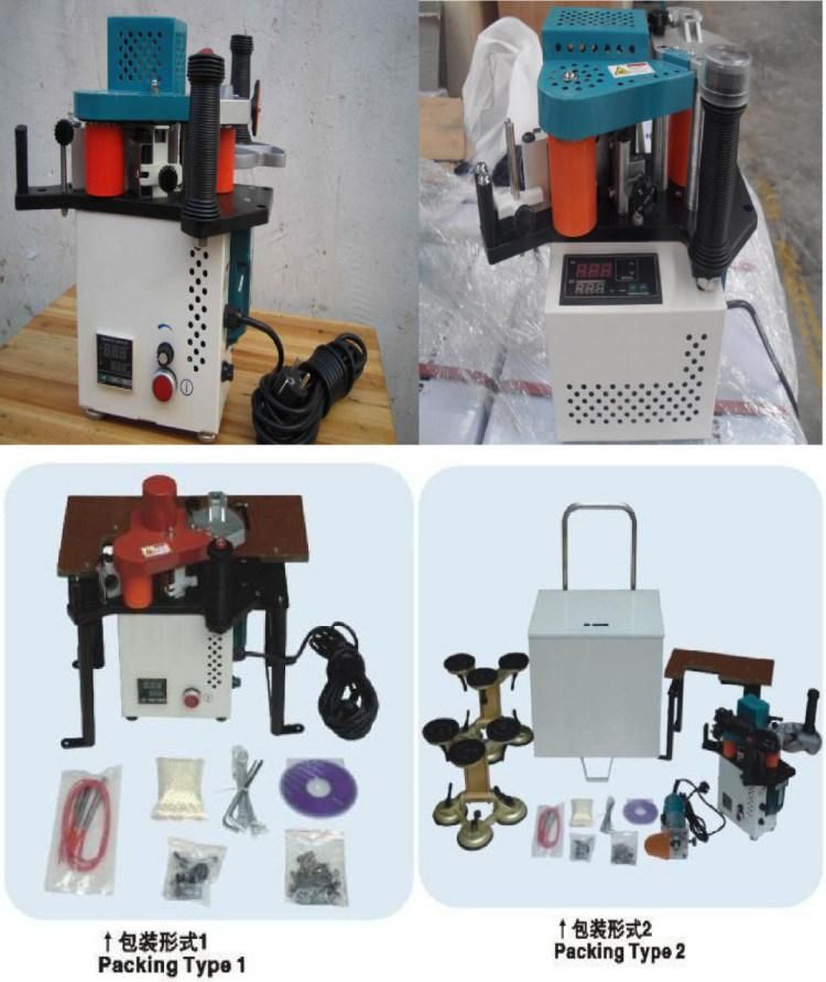 Portable Edge Bander Jbt102b Double Glue Cover PVC Banding Machine