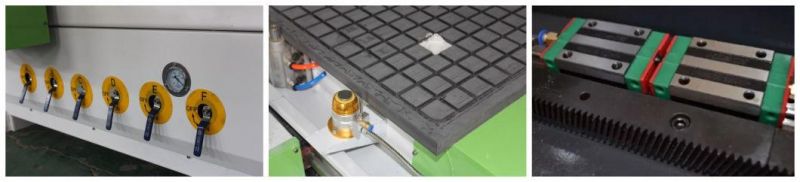 Single Multi Head Vacuum Table 1325 Woodworking CNC Machine for MDF PVC Aluminum Stone 3D Engraving Sawing 5 Axis CNC Router