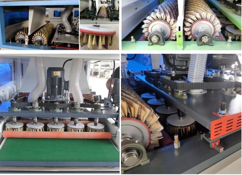 Automatic Brush Sanding Machine Heavy Duty CNC Plywood Profile Sander Panel Brush Sanding Machine