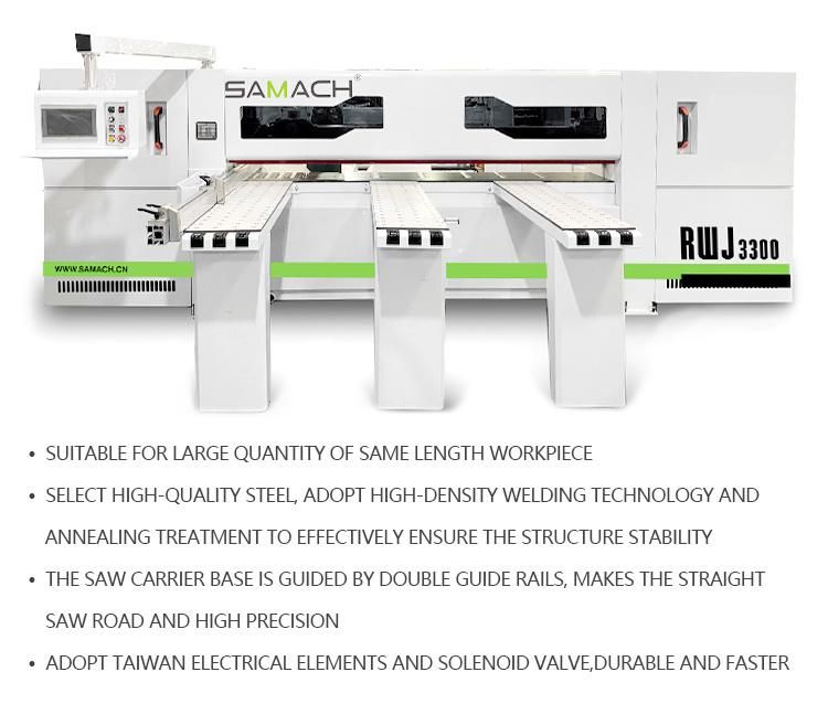Wood Precision Table Reciprocating Panel Saw Machine Computer Cutting Saw