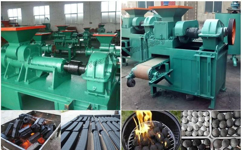 New Design Biomass Coffee Husk Charcoal Briquette Making Machine in Kenya