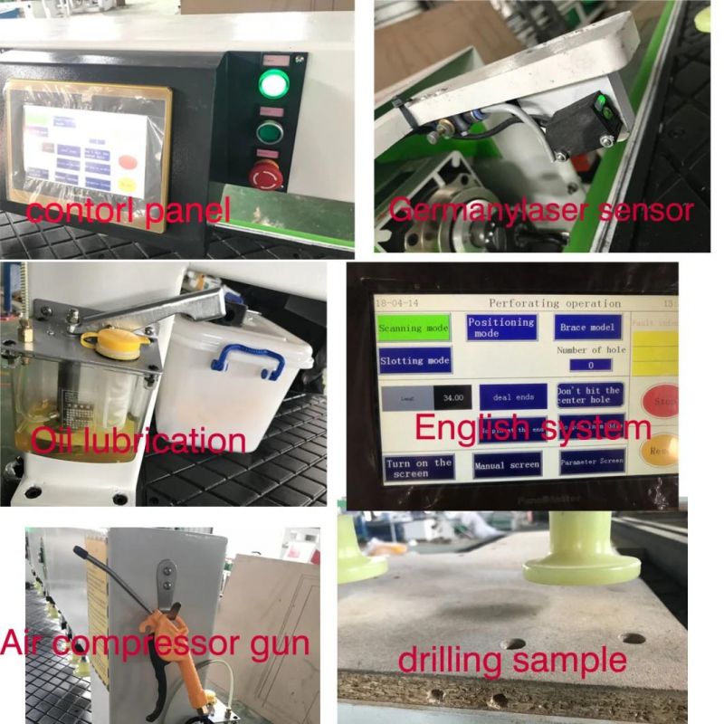 High Precision Multi-Spindle Electric CNC Side Hole Punching Boring Drilling Machine