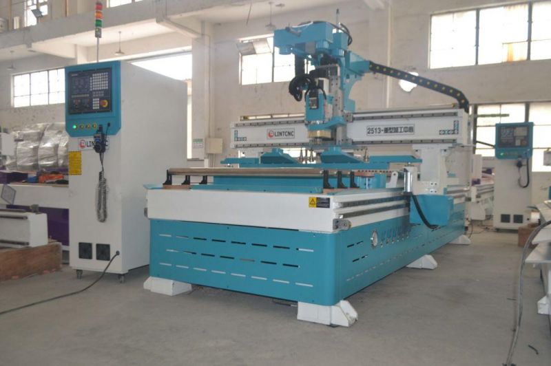 CNC Router with Automatic Tool Change Spindle Woodworking 1325 2030 2130 Atc Machine