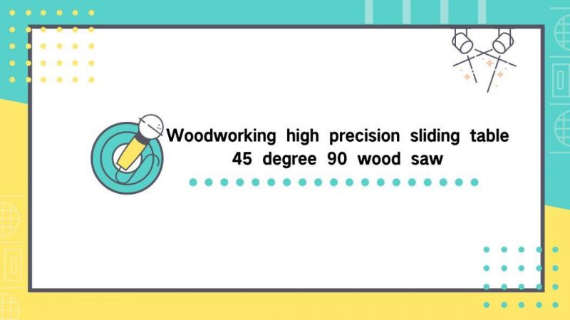 Sliding Table Panel Saw for Woodworking High Quality Wood Plywood Saw Cutting Machine