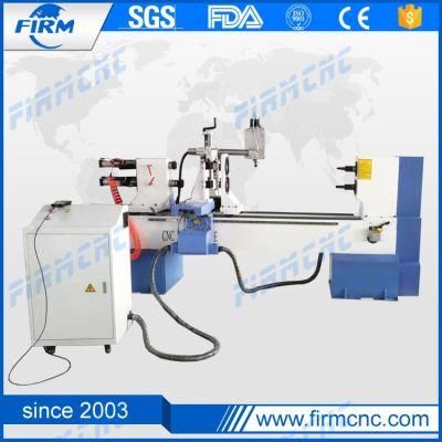 Jinan Factory Sale CNC Wood Turning Lathe Carving Machine with Spindle for Staircase