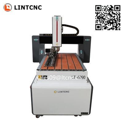 Customized Small Size 6090 CNC Router with Gear Rack