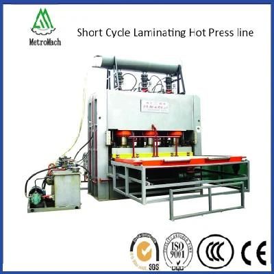 Woodworking Machine Short Cycle Hot Press for HDF Flooring