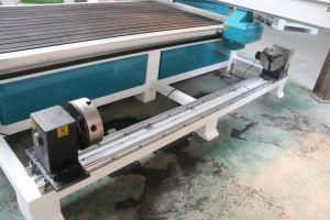 CNC Woodworking Router Engraving Machine with Rotary Axis Qd-1325r40L