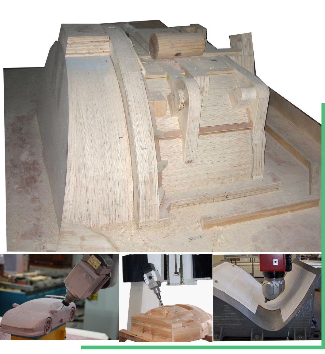 4 Axis Automatic 3D Wood Carving Router CNC Machine