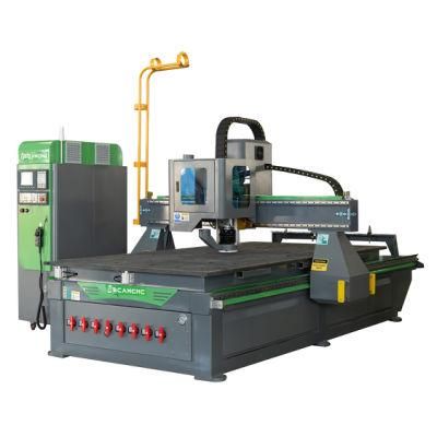 3D Wood Design Carving CNC Router Machine for Plastic with Drilling