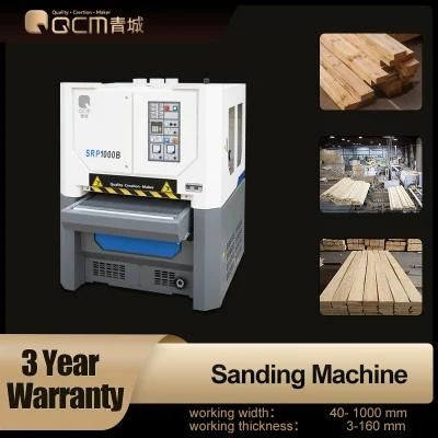 SRP1000B Double Wide Belts Sanding Machine Wood Sander