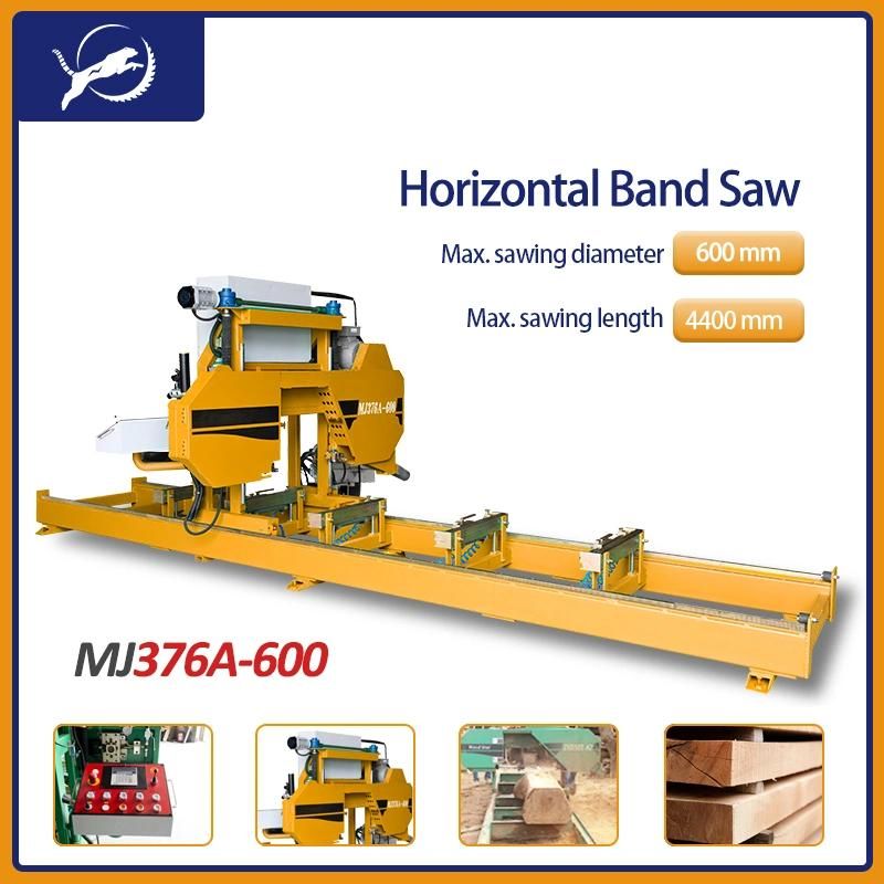 Horizontal Band Saw MJ376A-600 Made in China Woodworking Machinery Vertical Wood Band Saw Cutting Machine