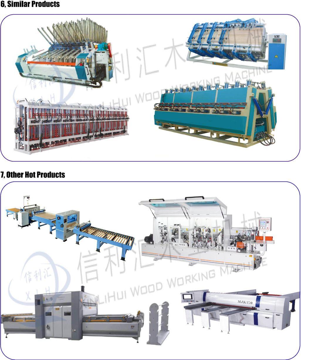 Four-Side Rotatry Hydraulic Composer, High-Frequency Wooden Plate Plying Machellones, Double-Side Spread Hydraulic Composer