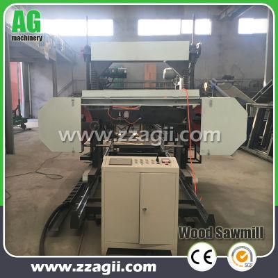 Electric Engine Portable Band Sawmill Horizontal Timber Band Saw Machine