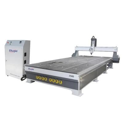 Ruijie Manufacture Model 2040 Wood CNC Engraving Machine with Vacuum Adsportion Working Table