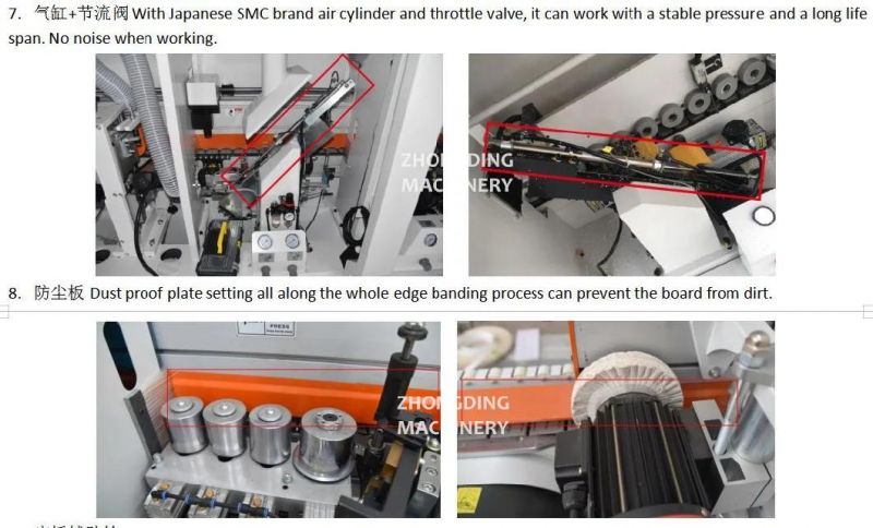 Mf450ec PVC Edge Bander Machine with Corner Rounding