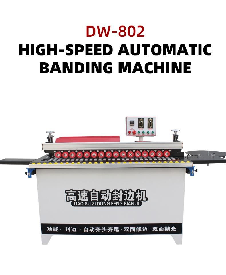 Woodworking Edge Banding Machine for Straight Edge Bander with 0.3~3mm Tape Working Price for Sale