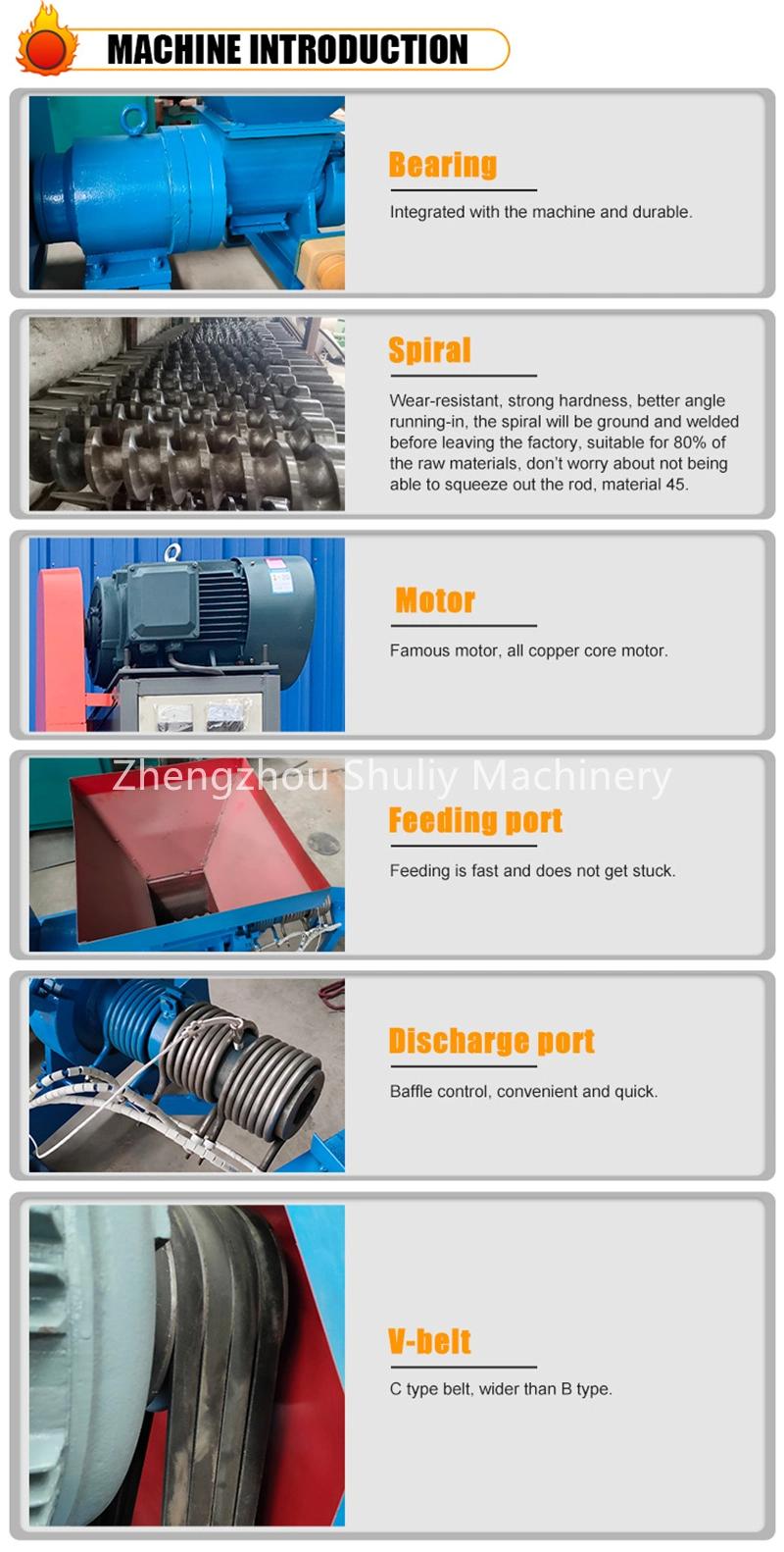 Biomass Coconut Wood Dust Charcoal Briquette Making Press Machine