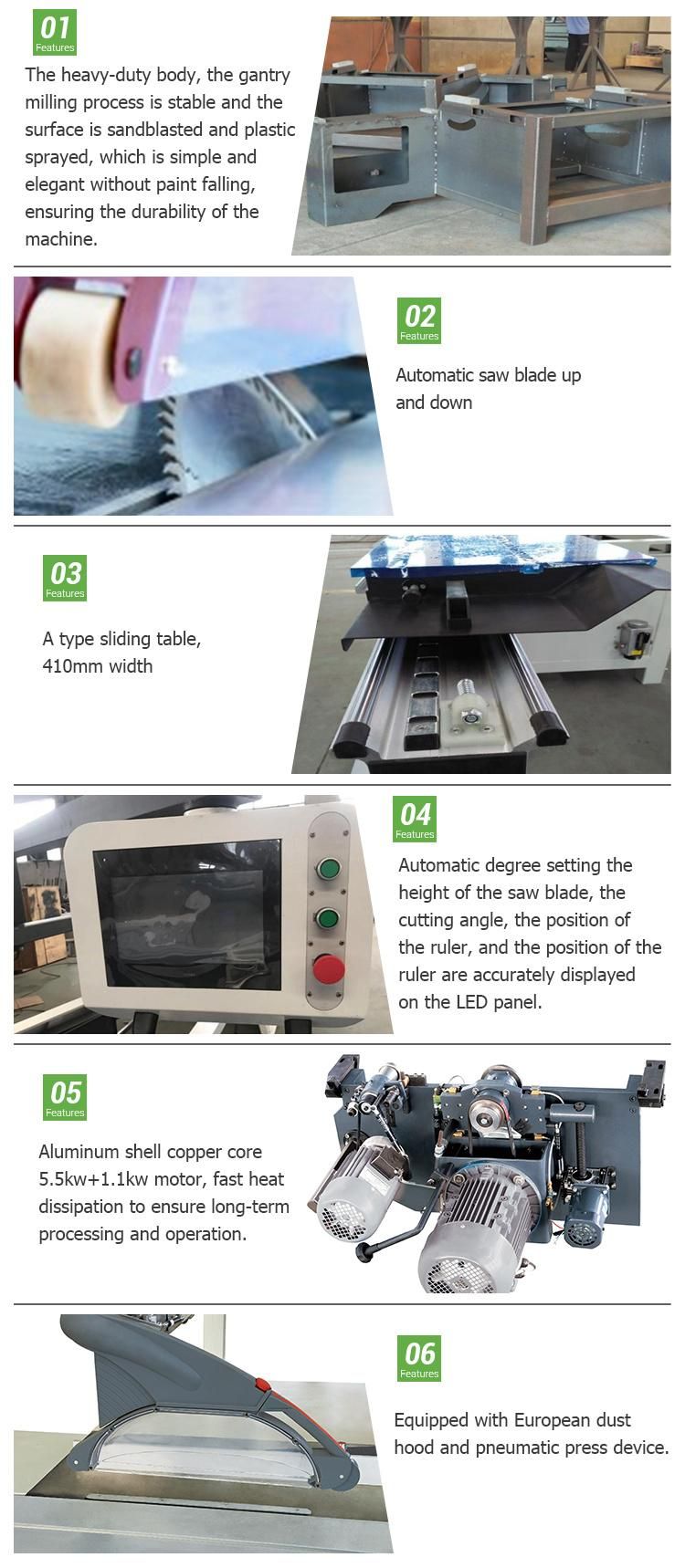 Altendorf Precision Wood Cutting Sliding Table Saw Machine 3200mm