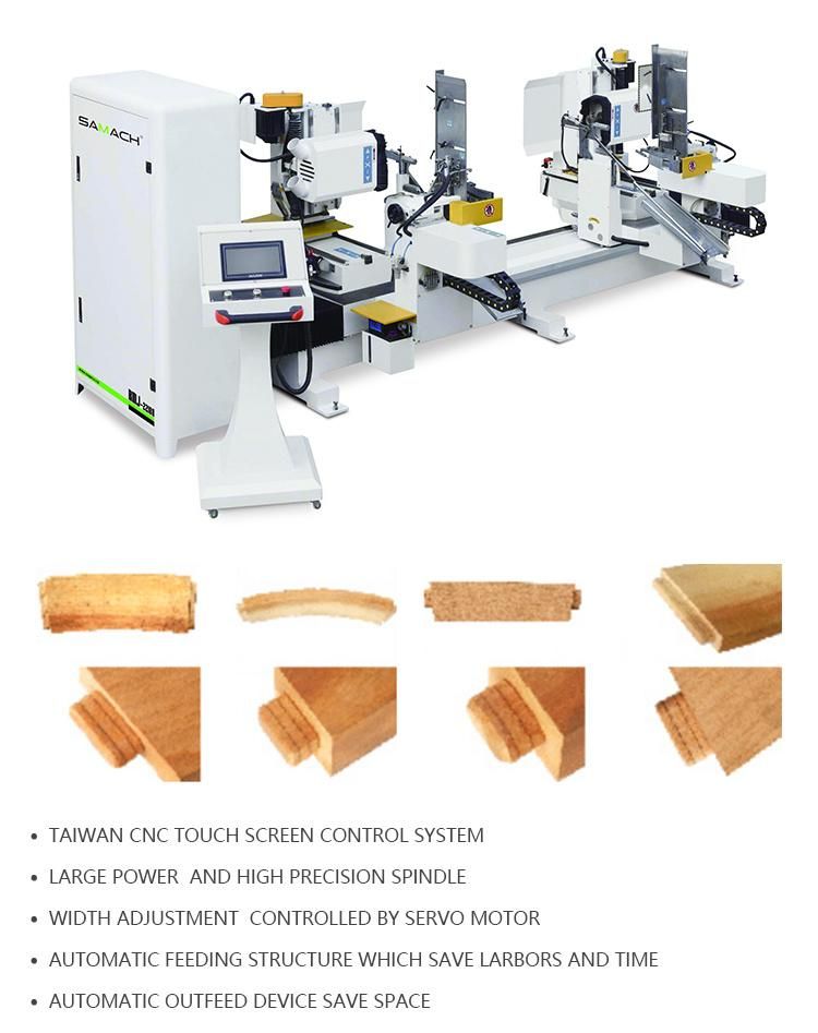Solid Wood Working Machine Double-End Efficient Processing CNC Tenon Machine