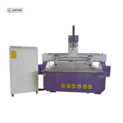 1530 Two Heads 3D Woodworking CNC Router with Vacuum Table