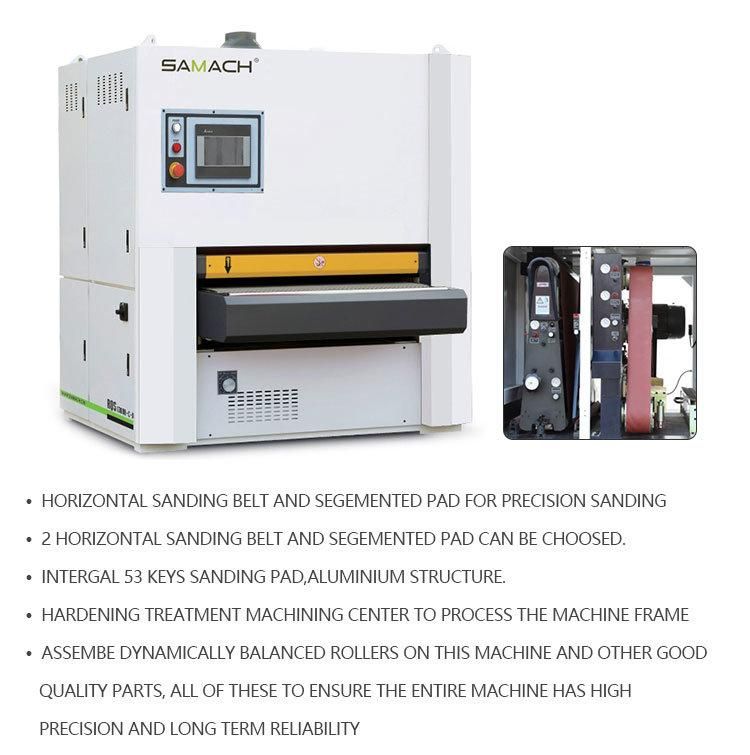 Heavy Duty Woodworking Sander Segmented Pad Sanding Machine