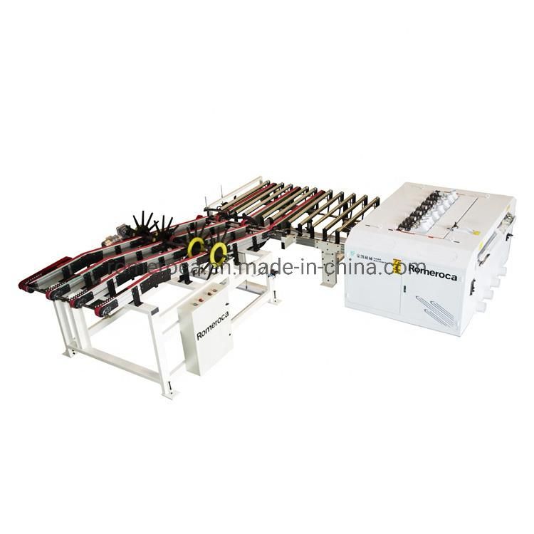 High Efficiency Multiple Ripsaw Cutting Machine Spc Laminate Flooring Making Machine Spc Flooring Production Line