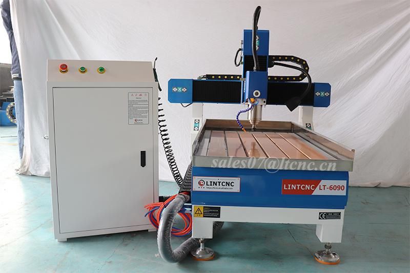 6090 4060 3030 Desktop Light Weight Small Mini Wood PVC Milling Cutting Carving Engraving Machine CNC Router with 2.2kw Spindle