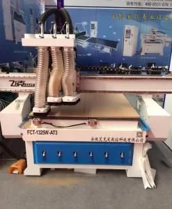 High Precision CNC Machine Router with 3 Water Cooling Spindles
