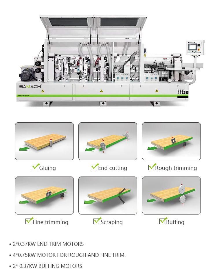 Full Automatic Edge Banding Machine for Wood Furniture Plywood