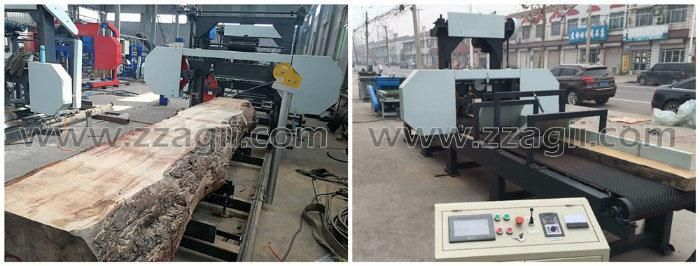 Hydraulic Automatic Horizontal Band Sawmill for Wood Logs