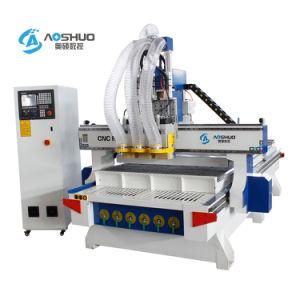 Three Heads High Speed Wood CNC Router Machine with ISO Certificate