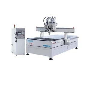 3 Heads 4.5kw 3axis CNC Router 1325 CNC Machine for Sale