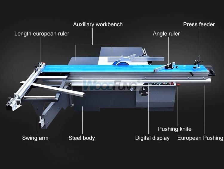 Woodworking Machinery Automatic Digital 45degree Panel Saw