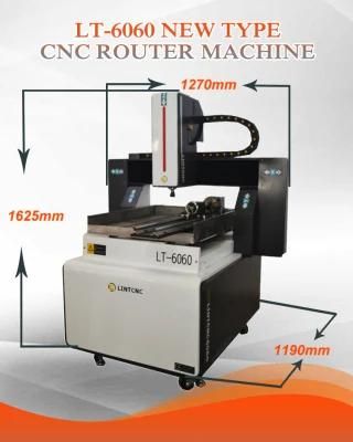 New Type 2022 Small 4040 6060 6090 CNC Router 4axis 3D Engraving Machine for Aluminum MDF PVC Metal