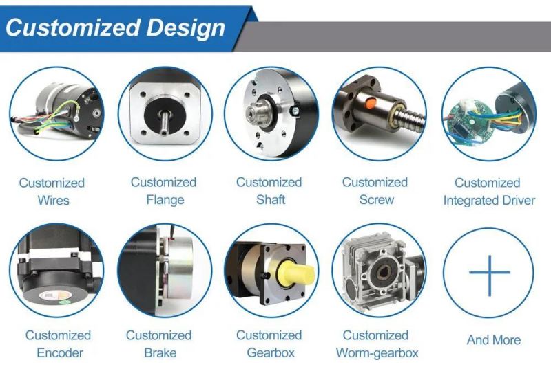 High Endurance Hybrid Ball Screw Linear Stepper Motors with Customized Leadscrews/Nuts