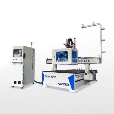 Sign A6-1325-L8-S CNC Router 1300X2500mm Working Area for Woodworking