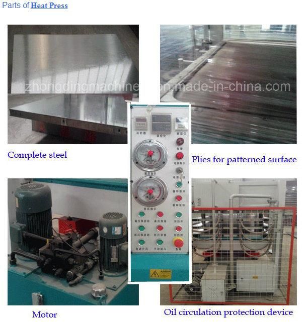 100t 1 Layer Hot Press Woodworking Machinery