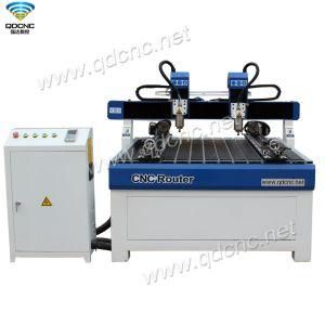 Two Spindle CNC Router with Stepper Motor Mode Qd-1212r2