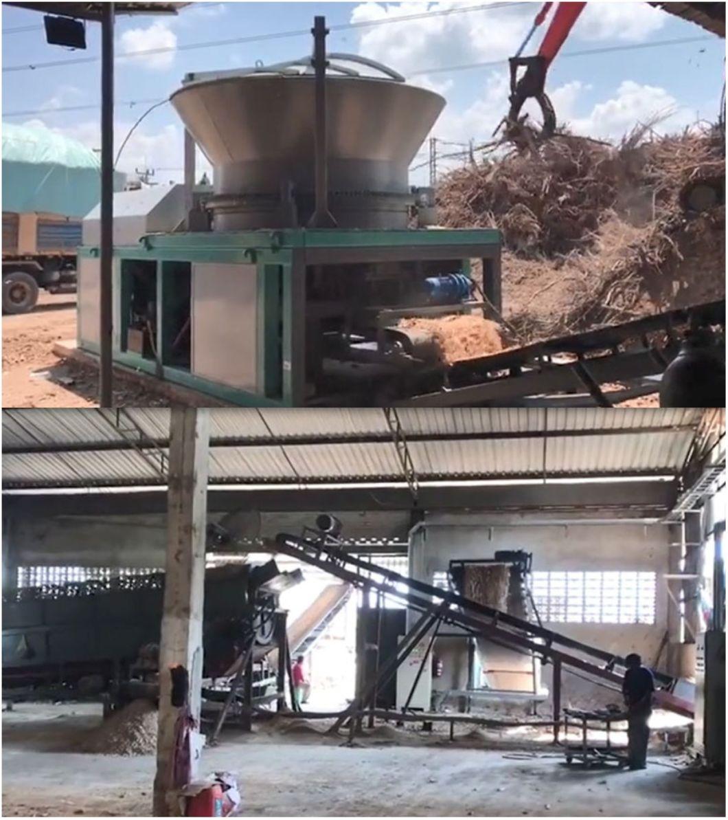 CE Certification Automatic Disc Wood Crusher with Electric Power for Tree Root
