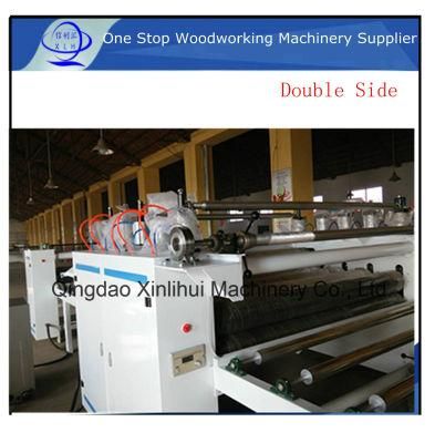 Woodworking Automatic Paper Sticking Machine/ Woodworking Double Side Paper Laminating Line/ Wood Surface Decorating Machine