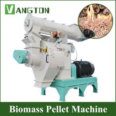 6mm 90kw 1ton Biomass Wood Pelletizer Mill Machine for Wood Straw Sawdust Rice Husk Bamboo