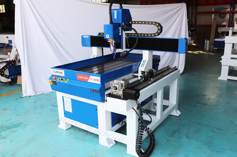 3D 4 Axis Mini Woodworking CNC Milling Machine Router for Aluminum Brass Iron Wood MDF Acrylic Plywood Desktop 3030 4040 6040 6012 9012 1212 1325 Metal CNC