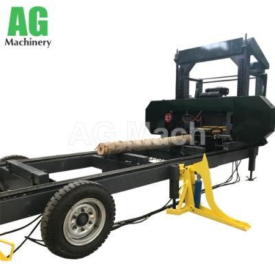 Large Horizontal Band Sawmill Diesel Wood Sawing Machine for Sale