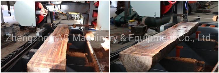 Forest Wood Log Cutting Machine Portable Band Sawmill