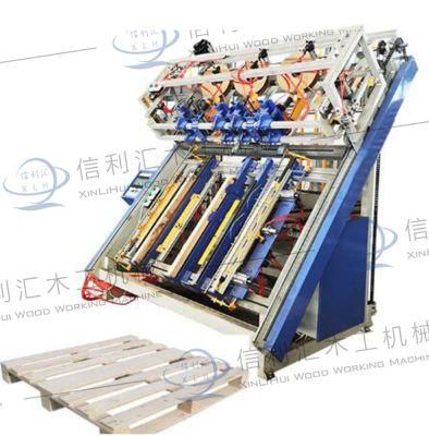 American Style Press Plywood Pallet Machine Processing Equipment Fumigation-Free Wooden Packing Equipment Wooden Pallet Making Machine