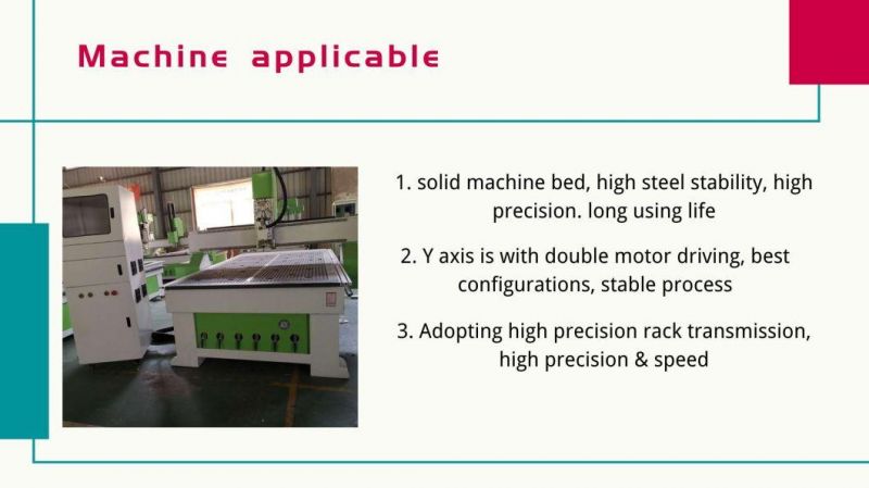 Jinan Wood CNC Machine Price 1325 CNC Machine 3D CNC Milling Machine with CE Certificate